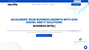 Tech agency website showcasing modern design, team collaboration, and digital solutions developed by GreenyWebs.